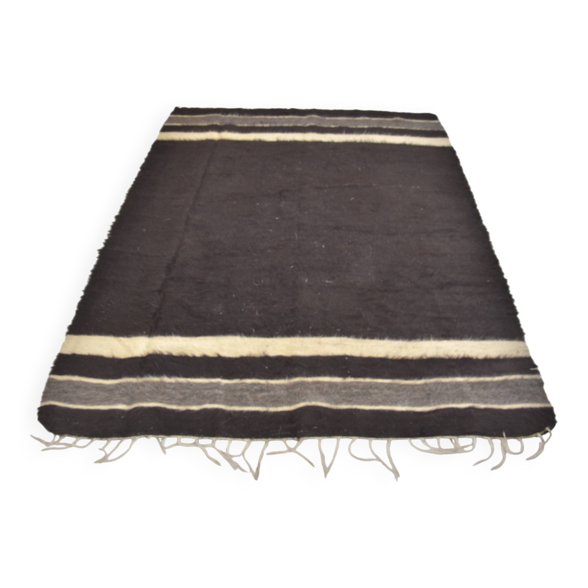 Vintage Anatolian Black Blanket Rug sku 1652