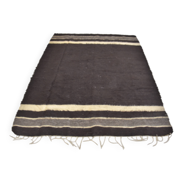 Vintage Anatolian Black Blanket Rug sku 1652