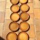 Assiettes en grès vintage