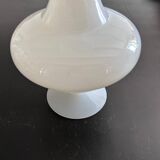 Large white opaline vase