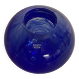 Bougeoir bleu cobalt, design 70, Kosta Boda