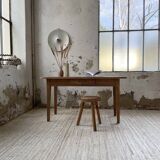 Solid oak farmhouse table 150 cm