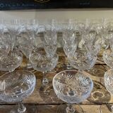 Beautiful lot of crystal glasses from Saint Louis