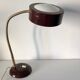 Lamp red garnet Jumo vintage 1970