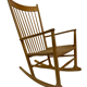J16 rocking chair by Hans J. Wegner