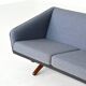 Illum Wikkelso model ML-90 three-seater sofa Laursen Denmark 1960
