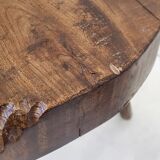 Pair of vintage brutalist stools 1960