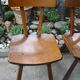 Lot of three old brutalist chairs