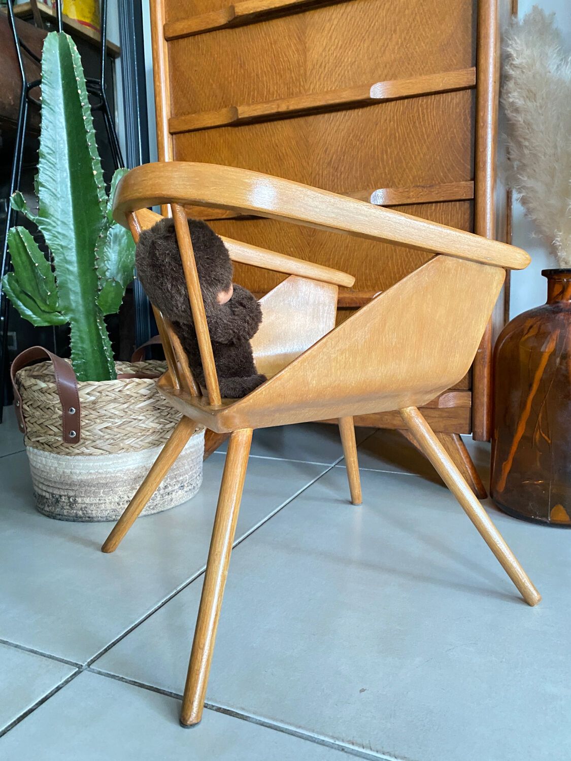 Baumann design children's armchair