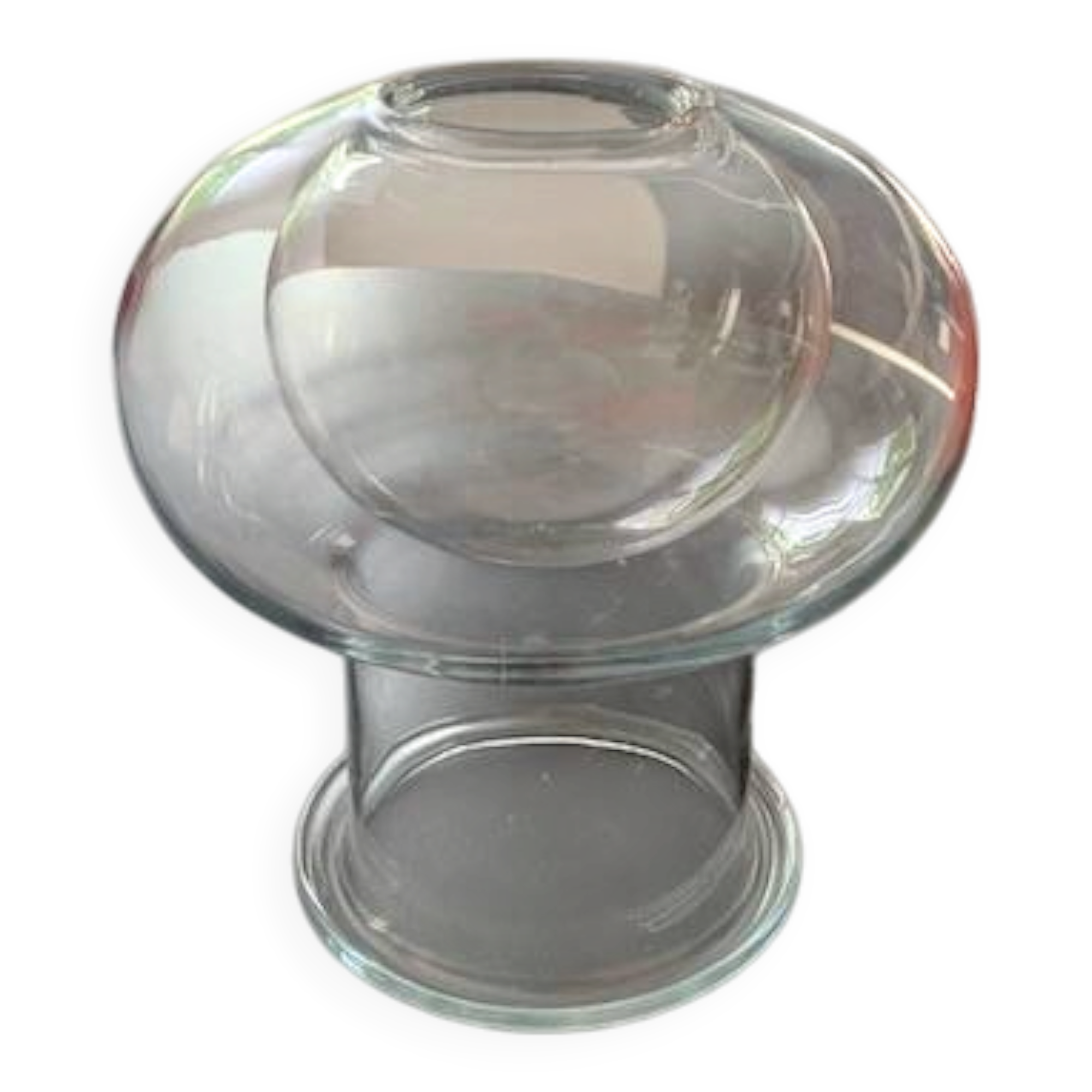 Blown glass lantern