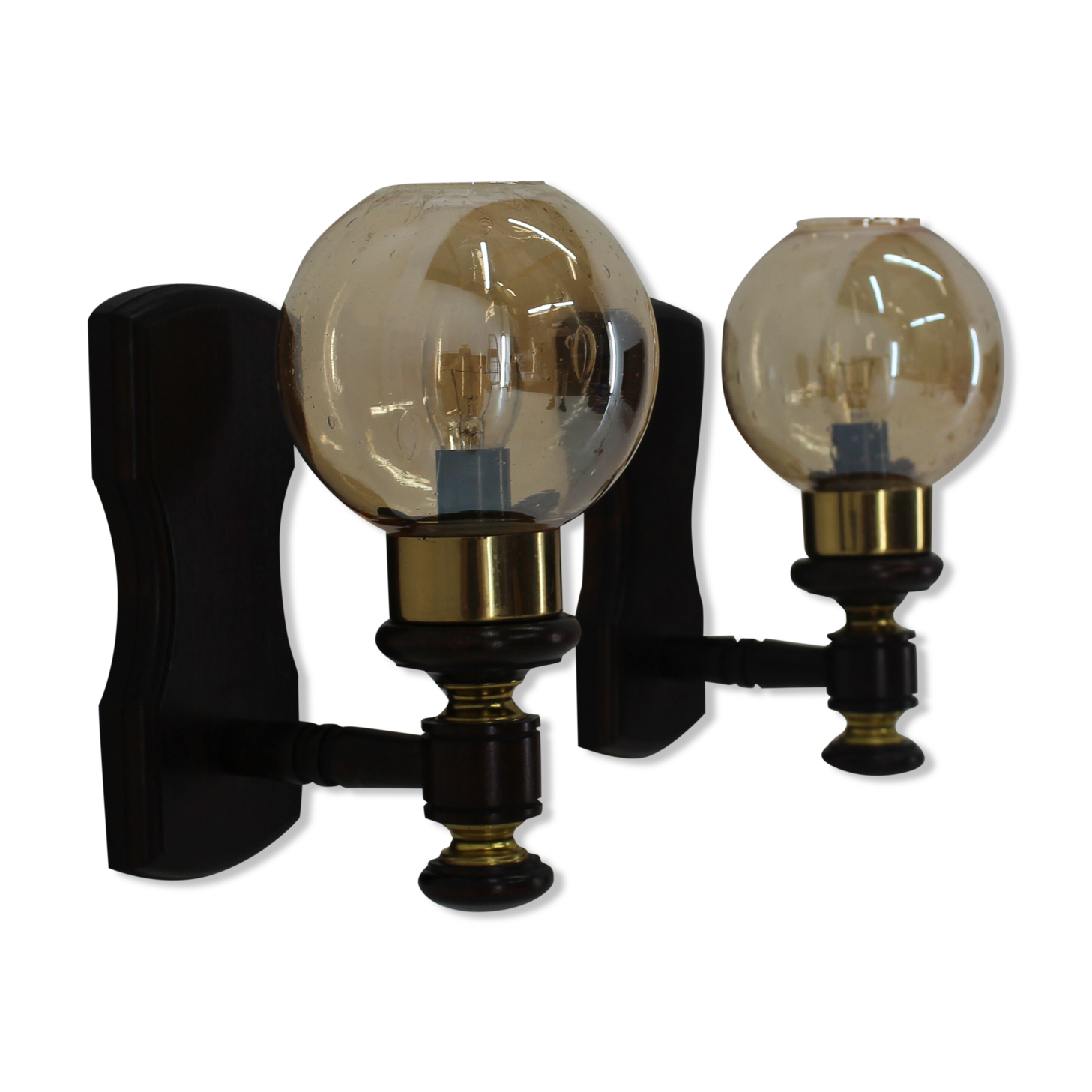 Pair of wall lamps Pokrok Žilina 1970