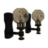 Pair of wall lamps Pokrok Žilina 1970