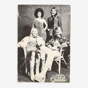Photo Abba Group signed by all members of the group