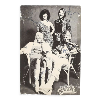 Photo Abba Group signed by all members of the group