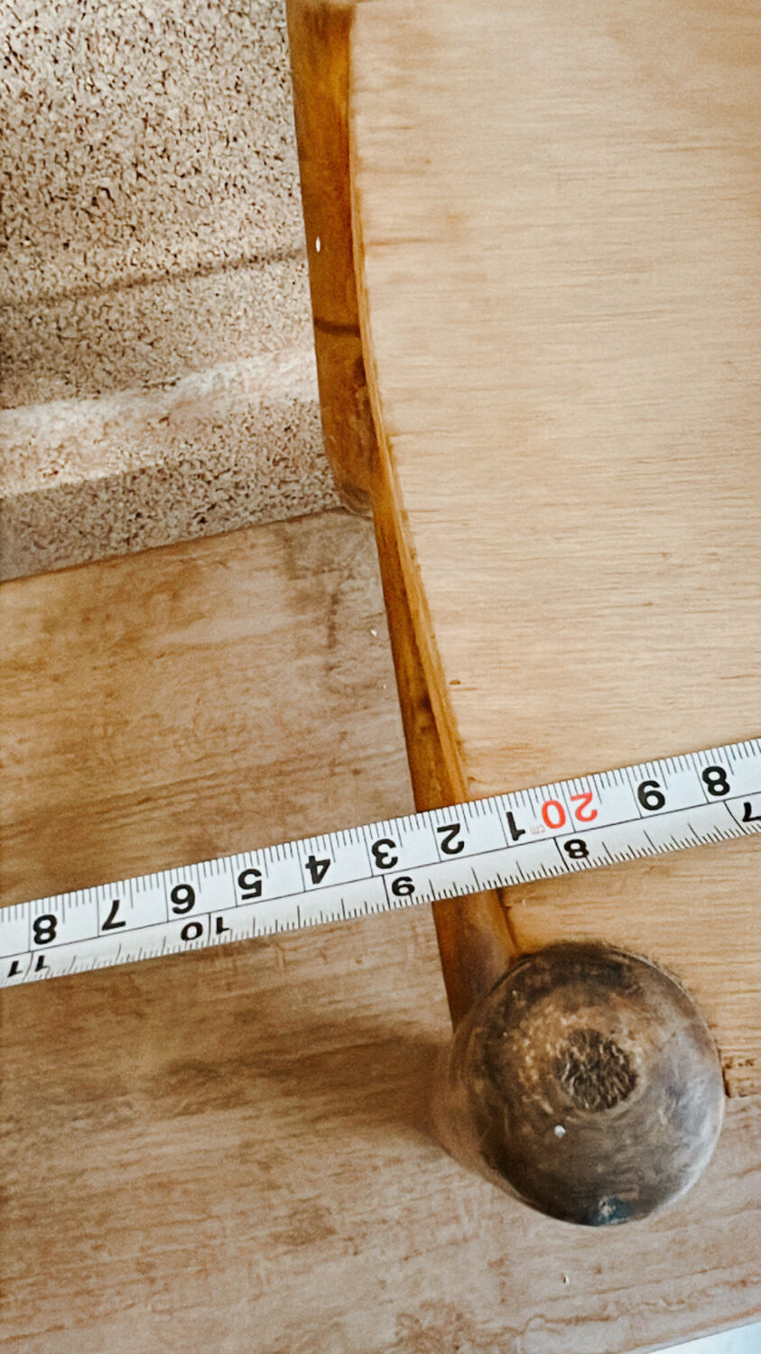 Vintage child brutalist chair