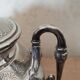 950 silver sugar bowl Minerva Guilloche (455 gr)