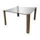 Bronze dining table T14 by Peter Ghyczy, 1970