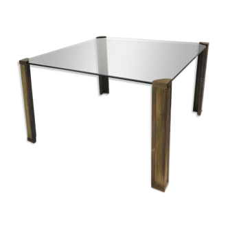 Bronze dining table T14 by Peter Ghyczy, 1970