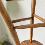 Set of three high tripod farmhouse stools