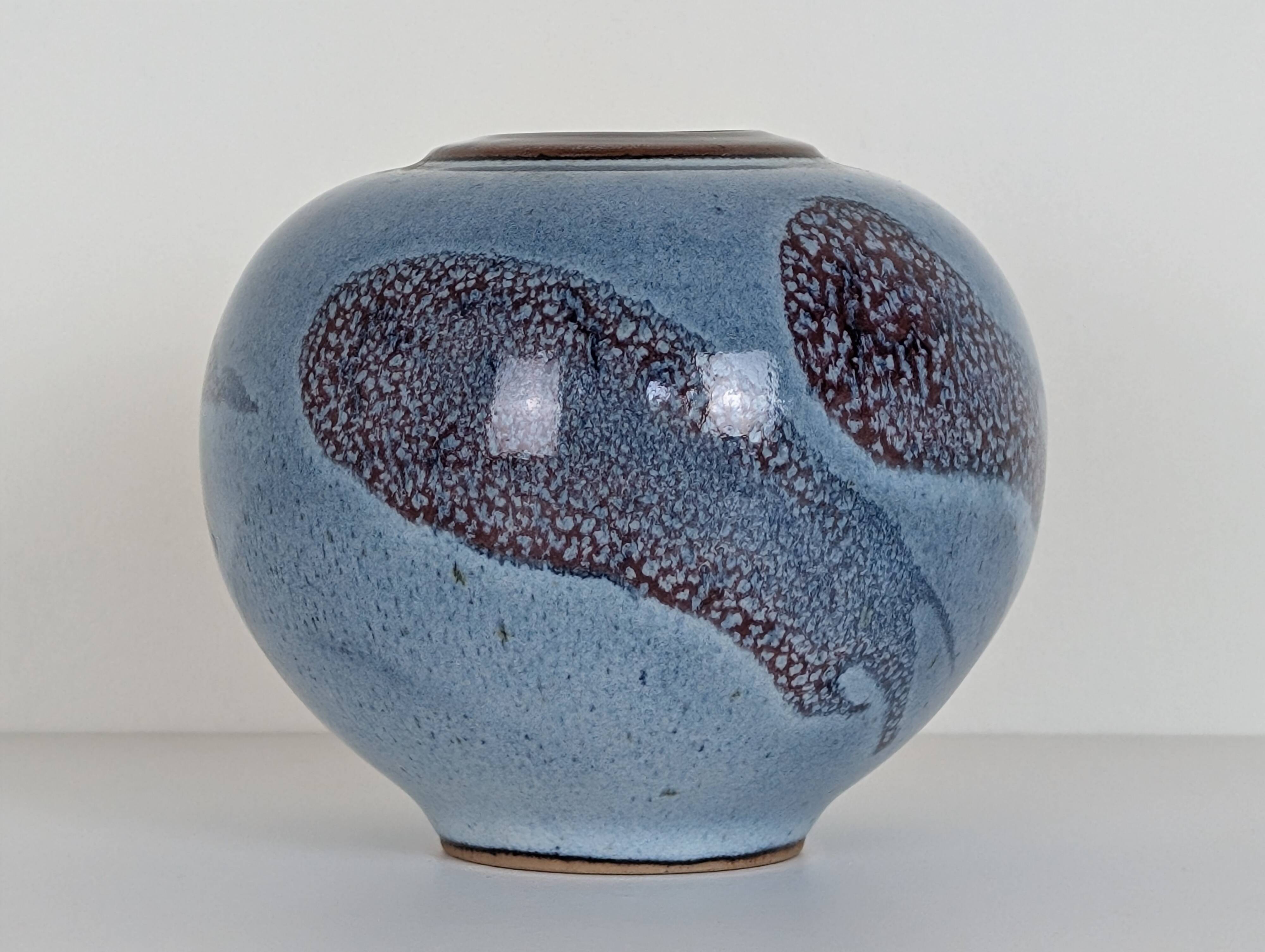 Taizé stoneware ball vase