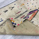 Handmade wool Berber rug 280 X 160 CM