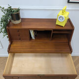 Vintage Scandinavian teak secretary
