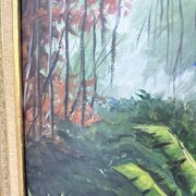 Framed oil painting "forest"