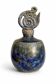 Glazed stoneware bottle with crystallised glaze signed Francoise Roussel.