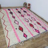 Handmade wool Berber rug 310 X 240 CM
