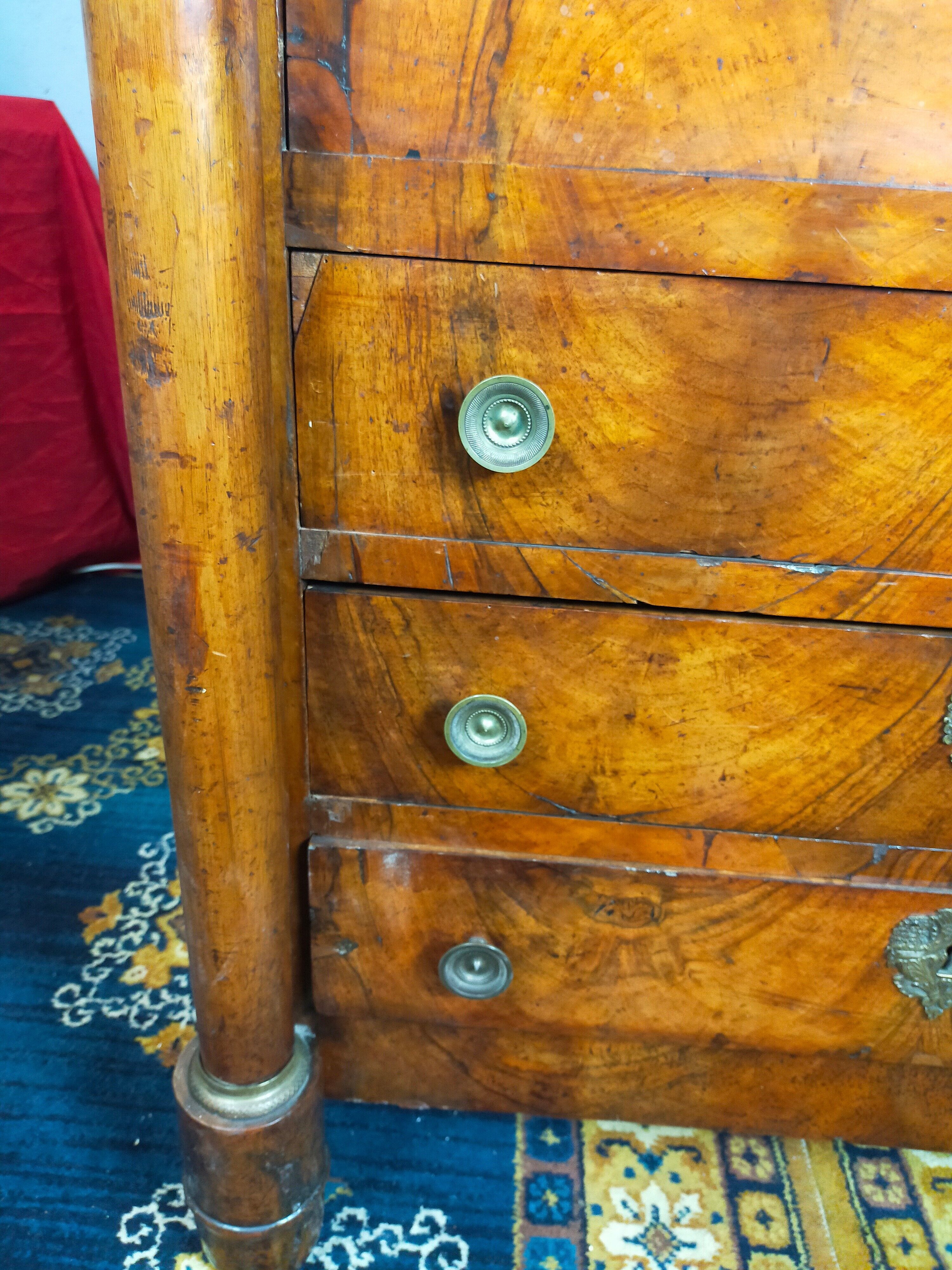 Secretary period Empire in walnut