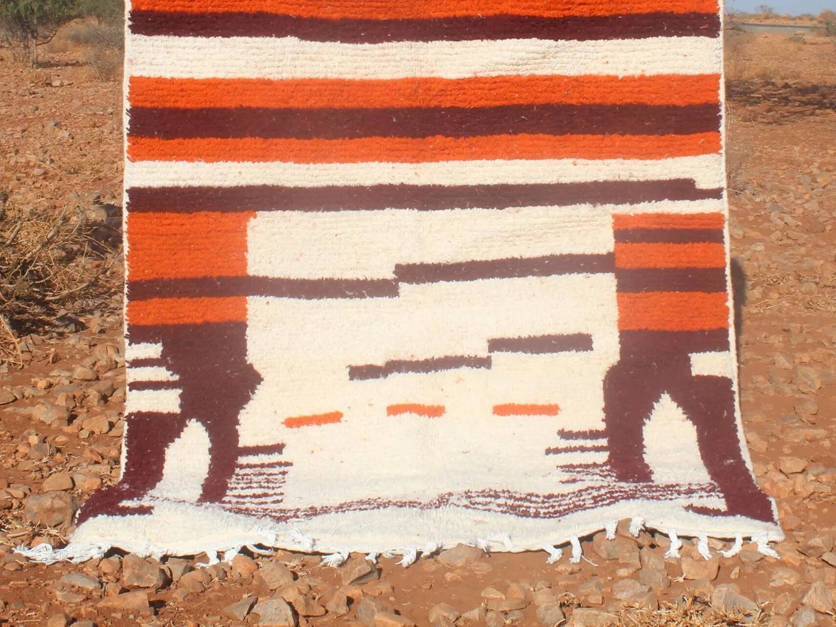 Handwoven Moroccan rug 2.5 x 1.5 m