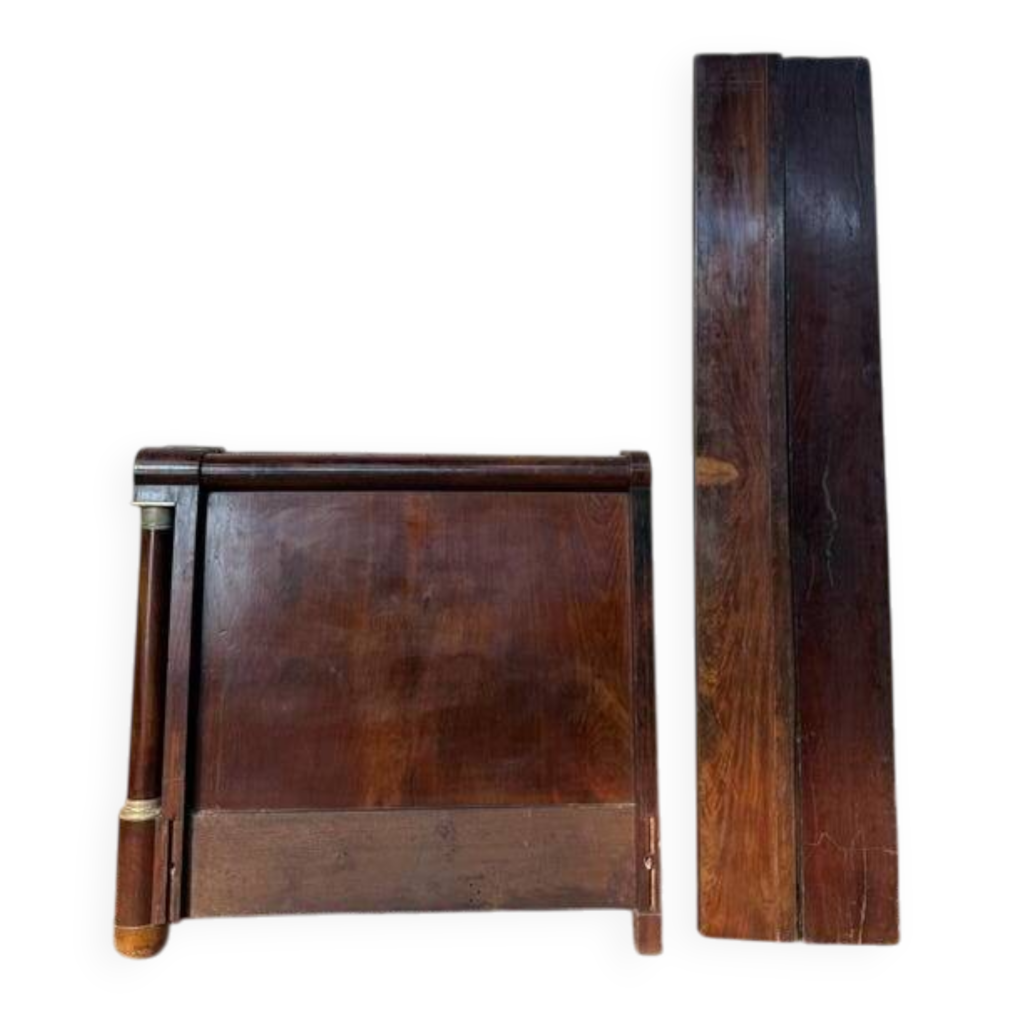 Lit - Banquette époque Empire en acajou