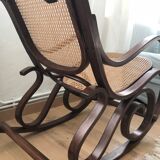 Rocking chair caned