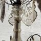 Louis XV style chandelier with pendants and colored glass fruits, 20th century