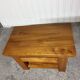 Pair of elm bedside tables Luigi Gorgoni 1980