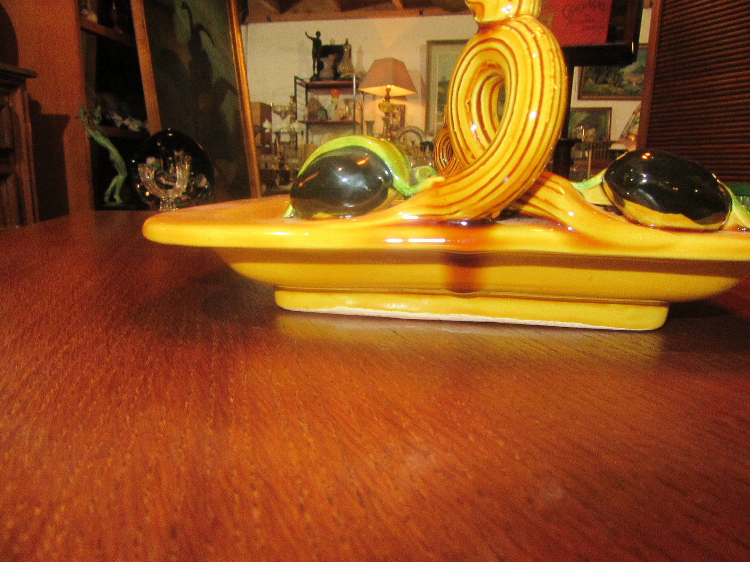 Old ceramic dish vallauris