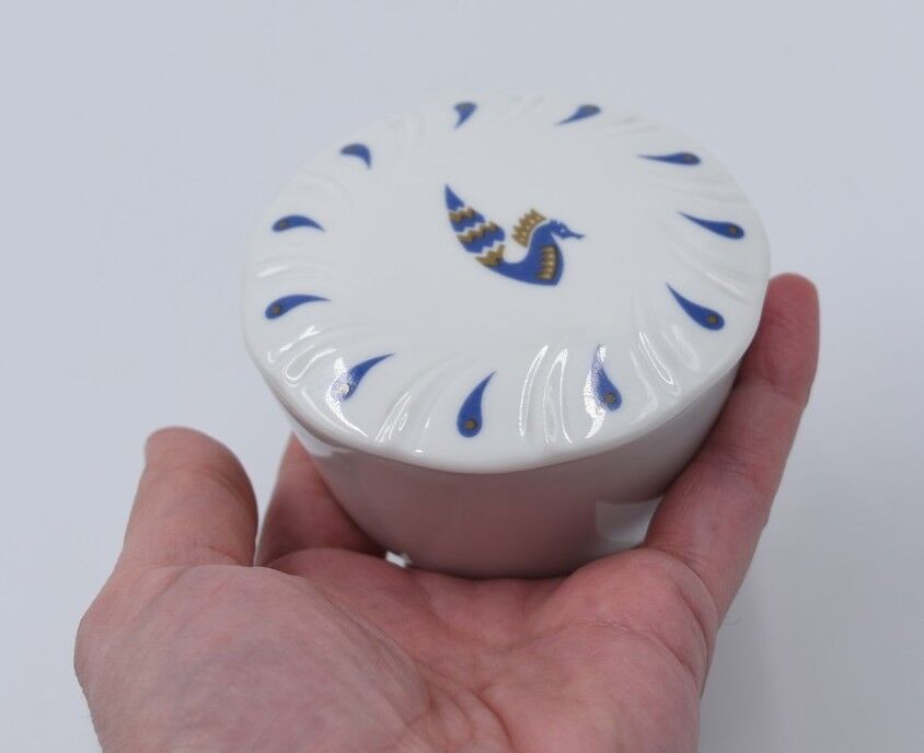 Porcelain candy box decor by Jean Picard le Doux for Air France Bernardaud Limoges