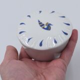 Porcelain candy box decor by Jean Picard le Doux for Air France Bernardaud Limoges