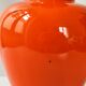 Vintage lamp foot 1960 ceramic orange