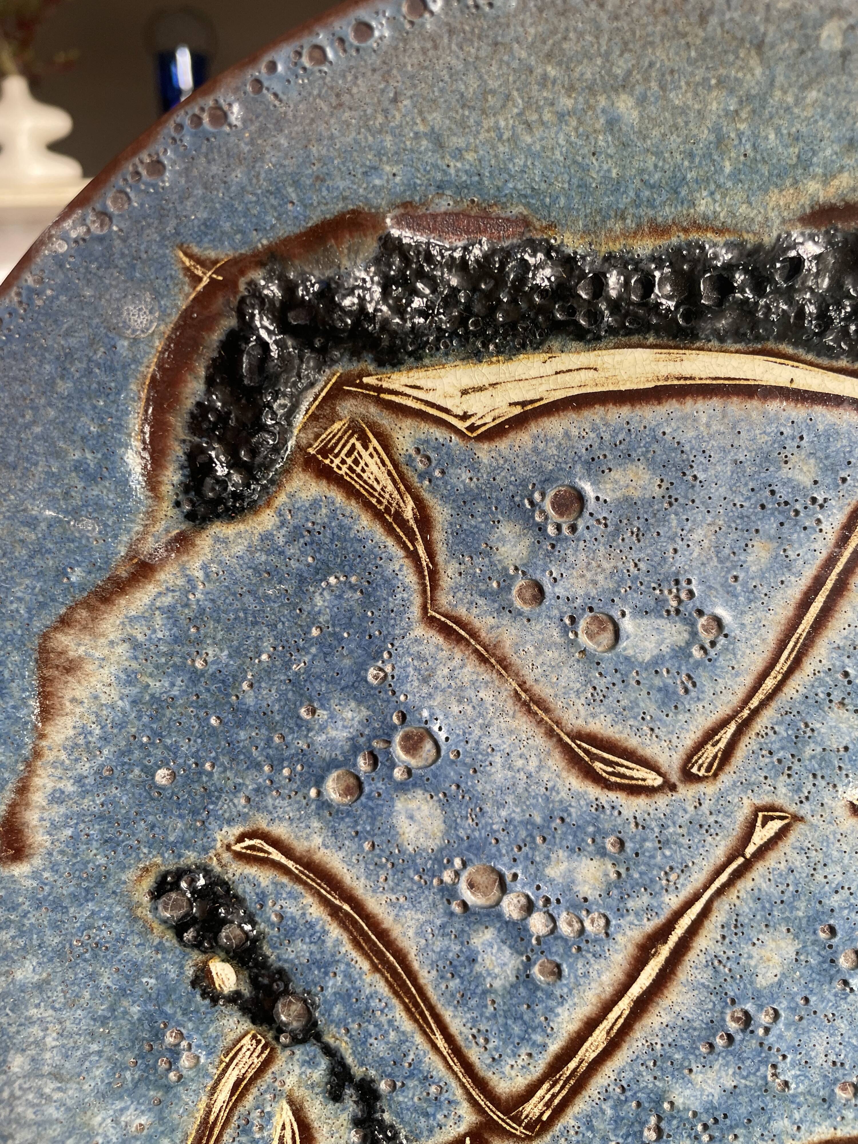 Mid century wall plate Le Castellet