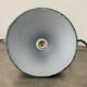 OLD INDUSTRIAL SUSPENSION TOLE EMAILLEE BLUE-GRAY