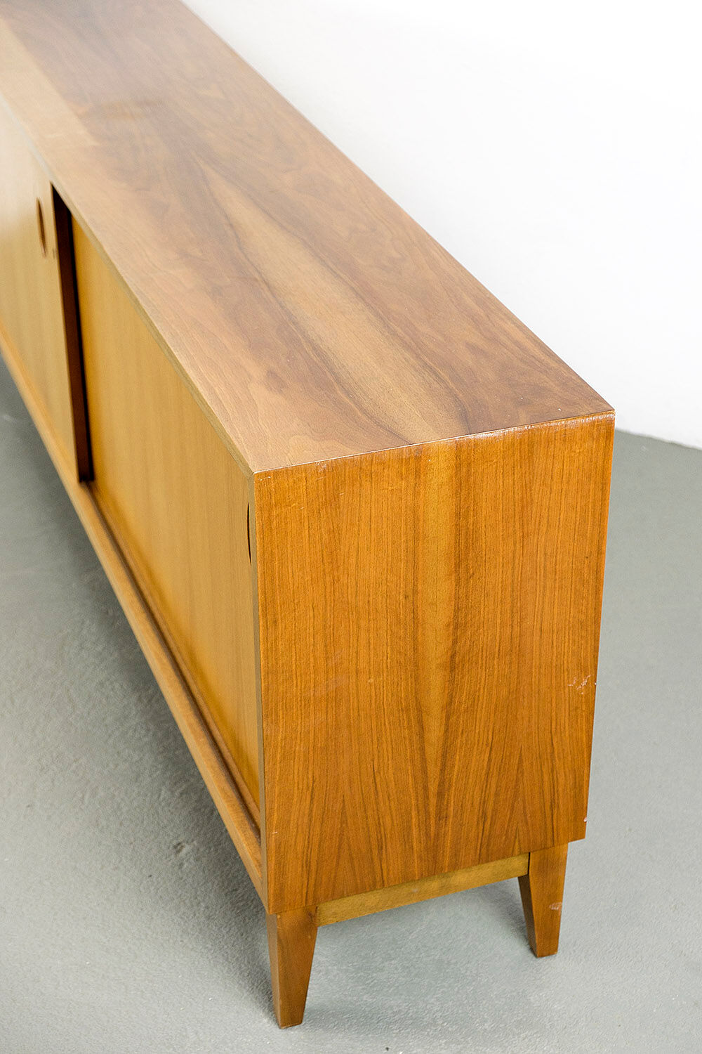 Enfilade en noyer vintage par Georg Satink pour WK Möbel, Allemagne, années 1960