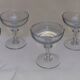 Lot de 6 coupes de champagne en verre