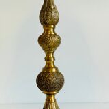 Lamp in brass solid and fabric