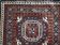 Ancient Afghan Baluch handmade carpet 44cm x 45cm 1900s, 1C384