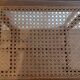 Banquette de piano bout de lit bois & cannage