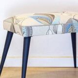 Mid-Century Footstool, Spain, 1950s