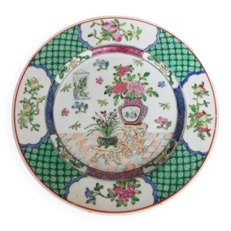 Assiette chinese porcelain canton + Mark