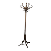 Porte-manteau perroquet bistrot en bois courbé