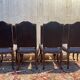 Set of 8 Louis XV style walnut chairs